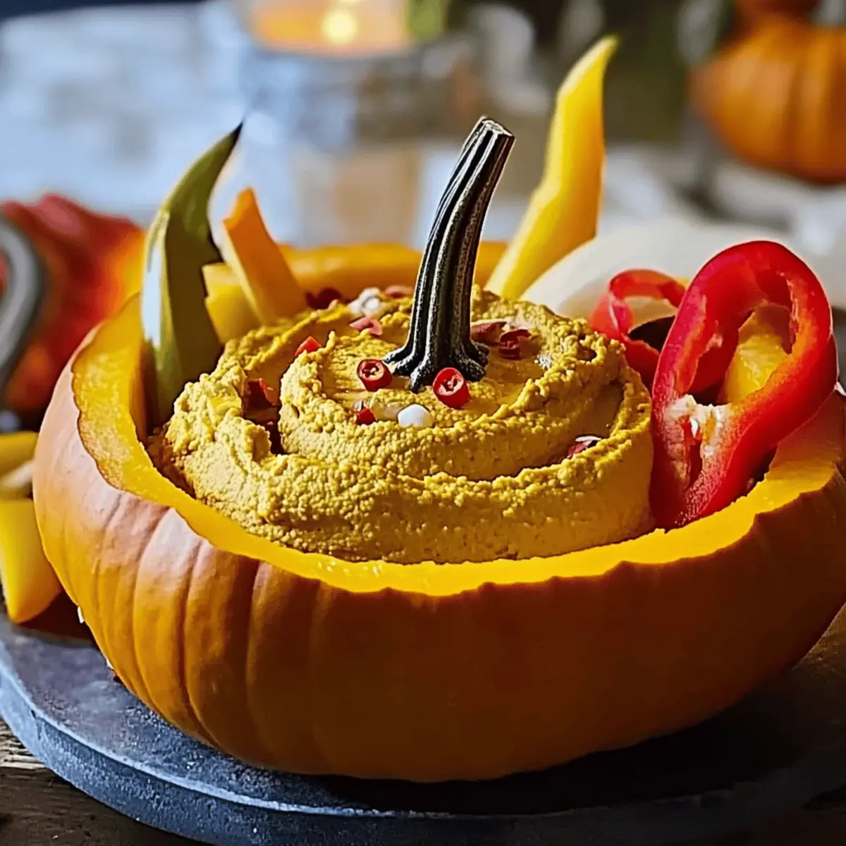 Creamy Pumpkin Hummus: A Healthy Twist on Fall Flavors