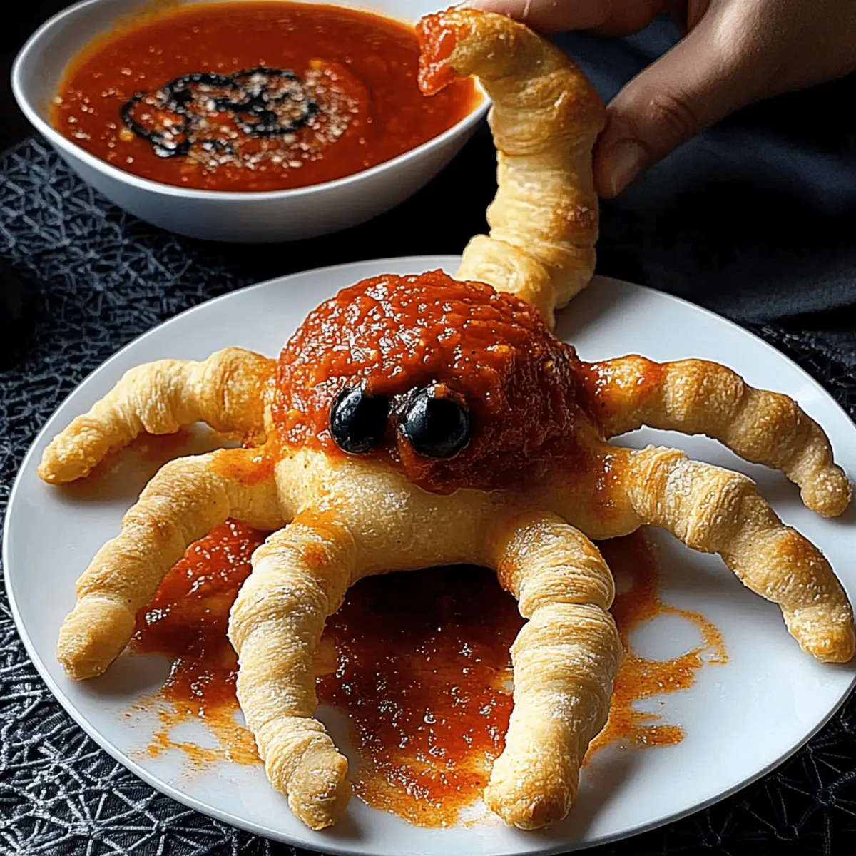 Saucy Spider with Hairy Leg Sticks – Halloween Fun for Everyone
