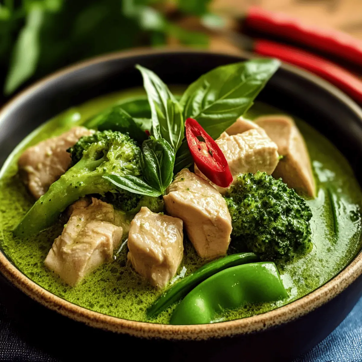 Thai Green Chicken Curry: A Creamy Taste of Thailand at Home