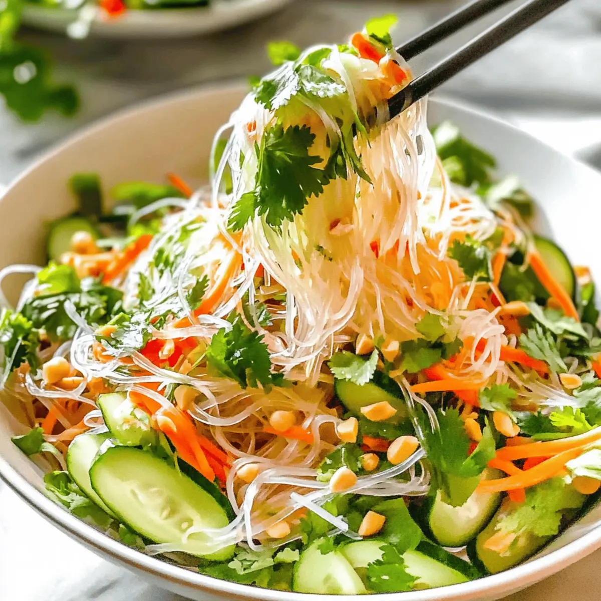 Fresh Vietnamese Noodle Salad with Tangy Dressing Bliss