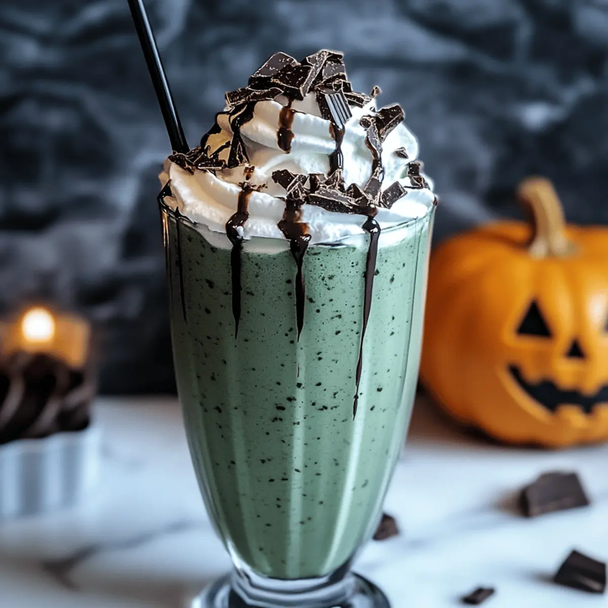 Witch’s Brew Mint Chocolate Milkshake: Spooky & Irresistible!