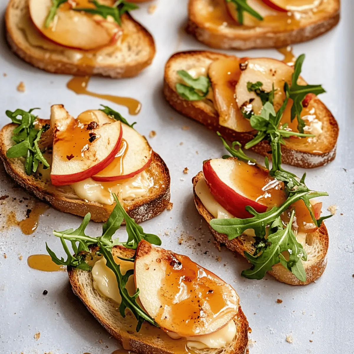 Delicious Apple & Brie Crostini with Hot Honey for Easy Entertaining