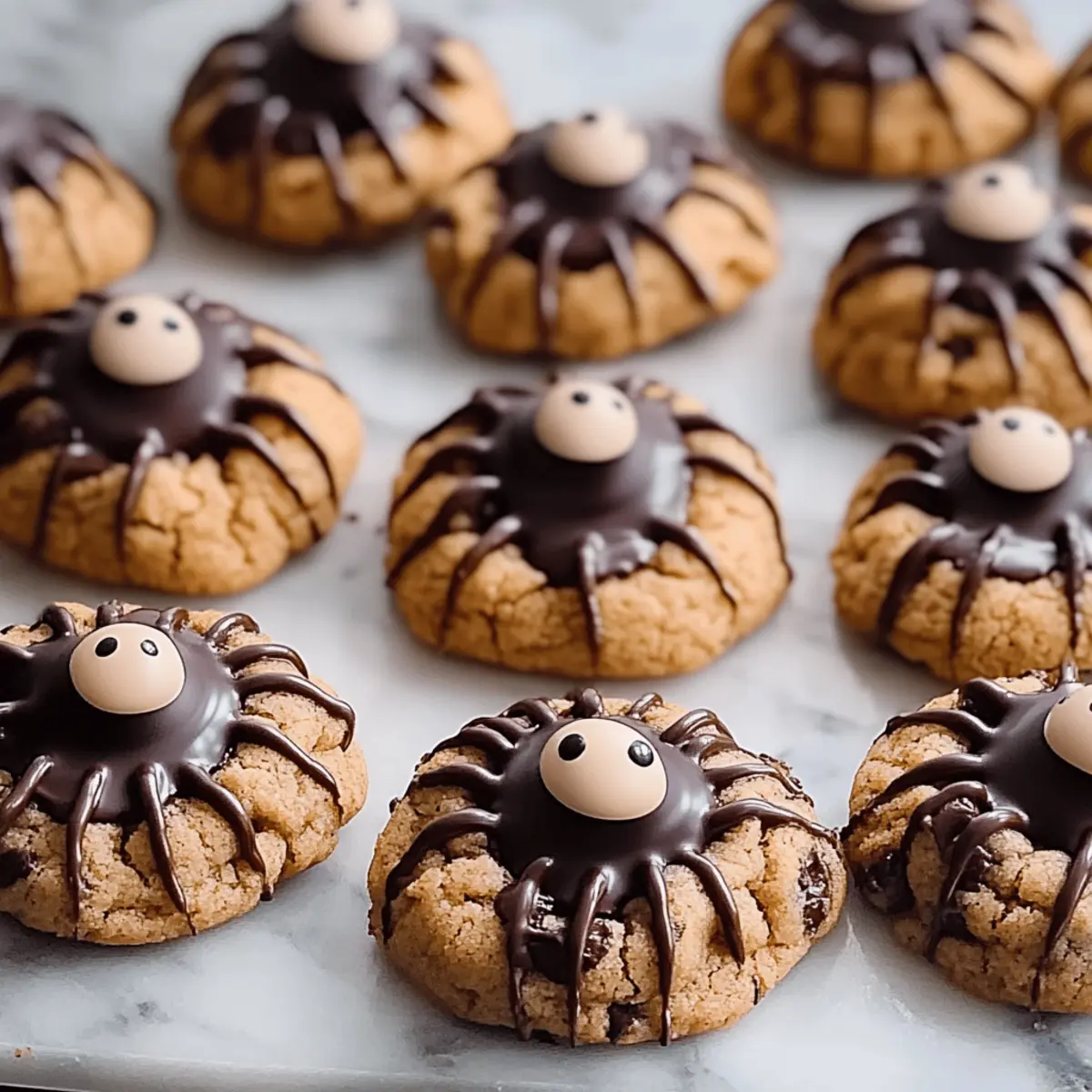 Delicious Spider Chocolate Crinkle Cookies for Halloween Fun