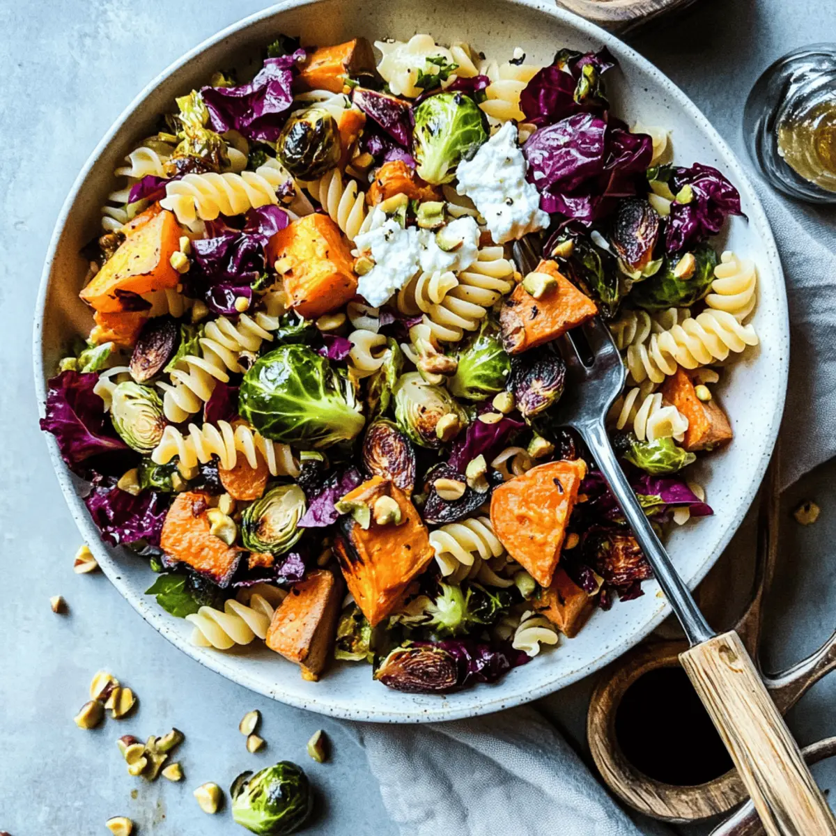 Delicious Fall Pasta Salad with Roasted Veggies and Flavor
