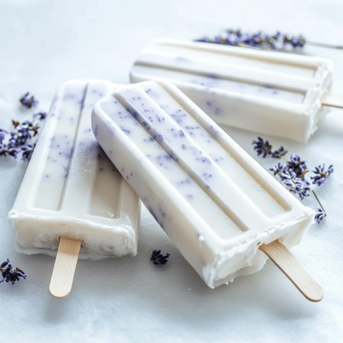 Lavender Moon Milk Popsicles for Pure Summer Bliss