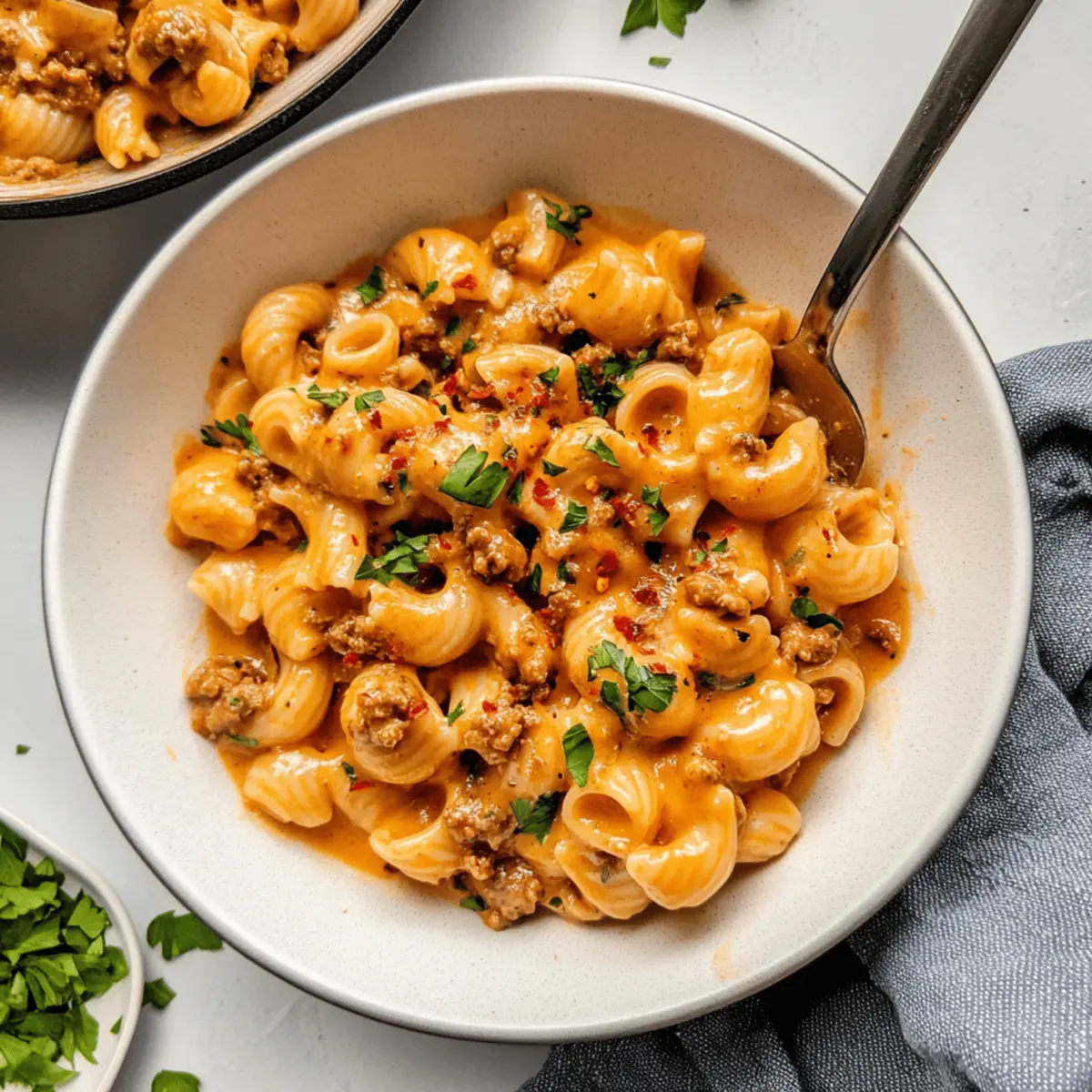 One Pan Lightened Up Hamburger Helper for Easy Family Dinners