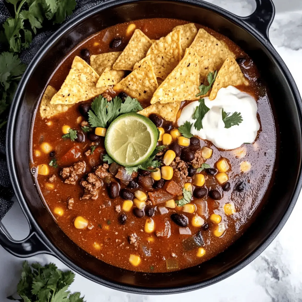 Hearty Beef Taco Soup That’s Ready in 30 Minutes