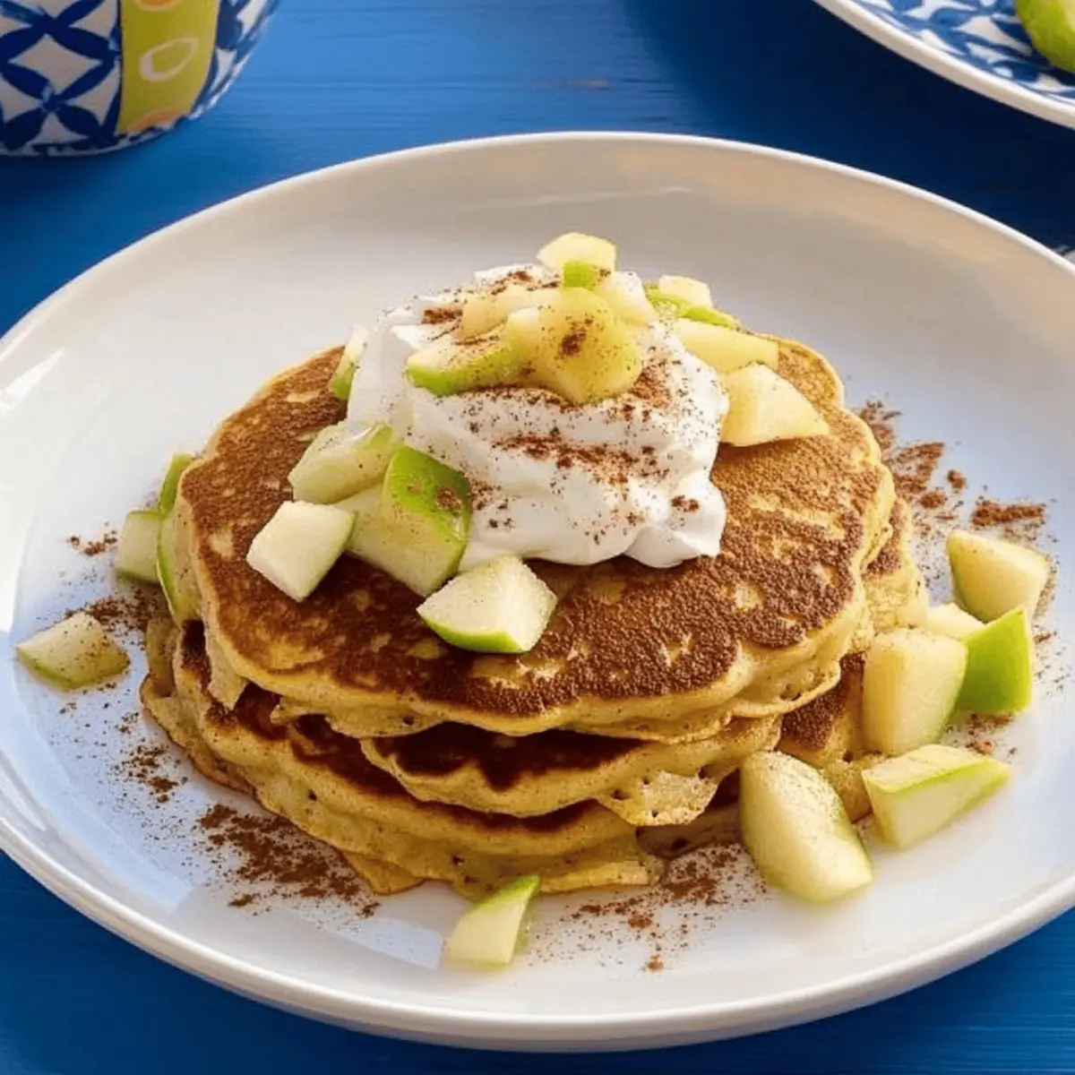 Fluffy Apple Cinnamon Pancakes for a Cozy Morning Treat