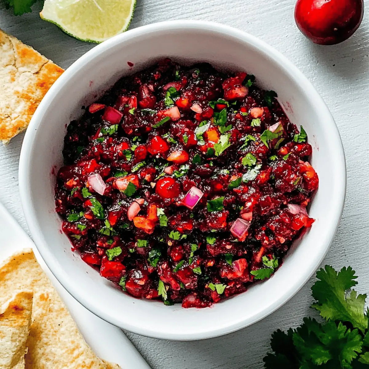Zesty Easy Cranberry Salsa for Fresh, Flavorful Festivities