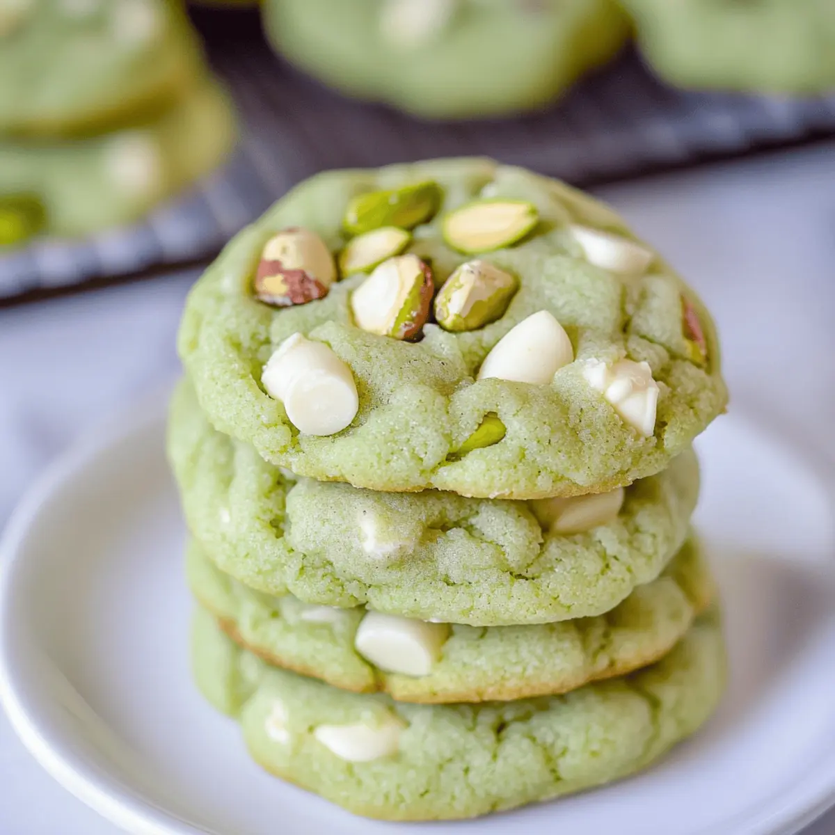 Irresistibly Soft Pistachio Pudding Cookies to Delight You