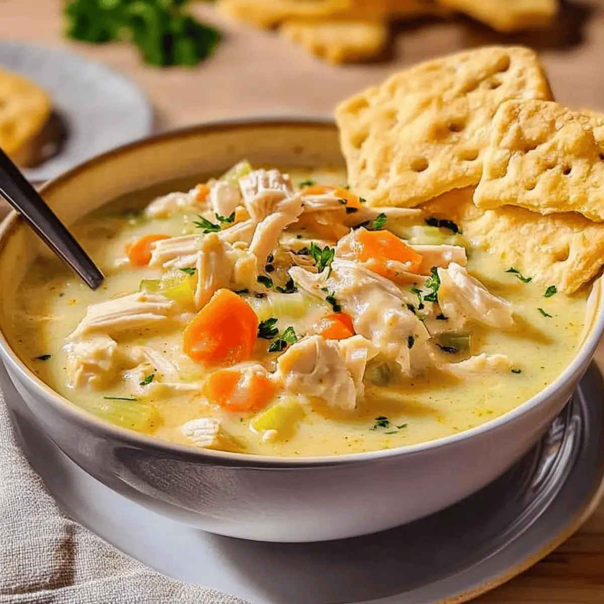 Creamy Chicken Pot Pie Soup That Warms the Soul