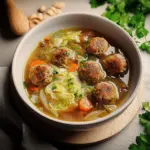 Cabbage Meatball Soup