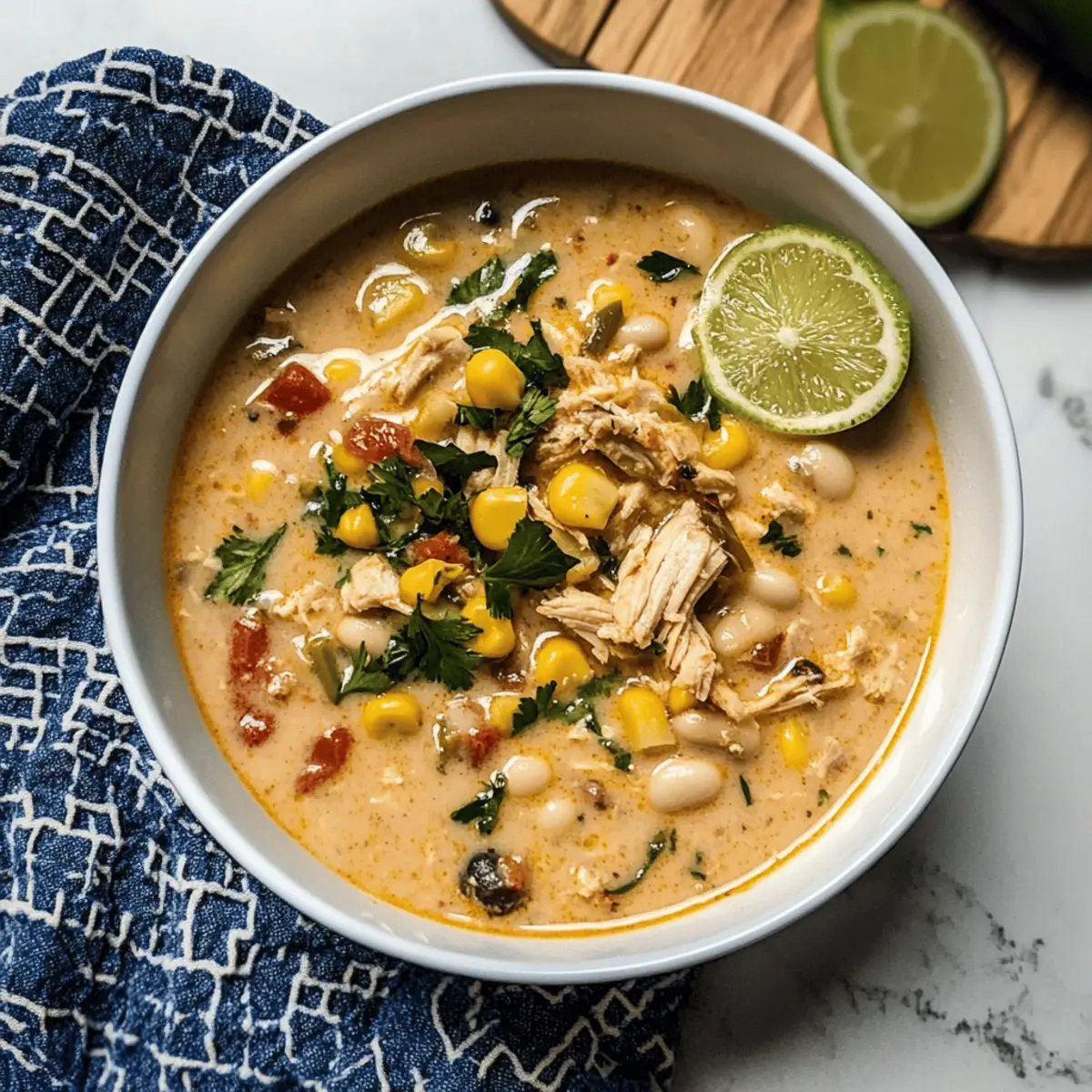 Creamy Cajun White Chicken Chili That Will Warm Your Soul