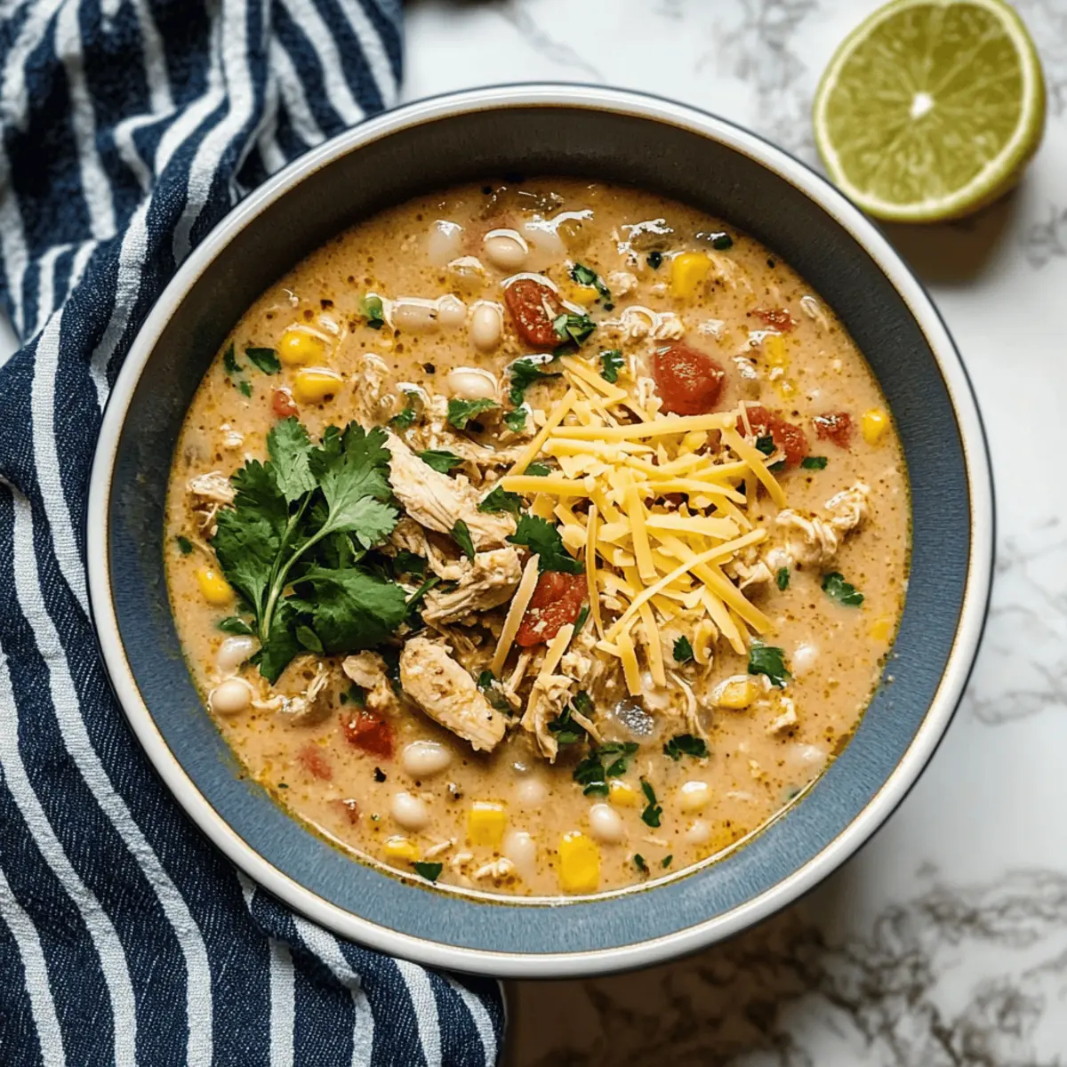 Creamy Cajun White Chicken Chili for Cozy Family Nights