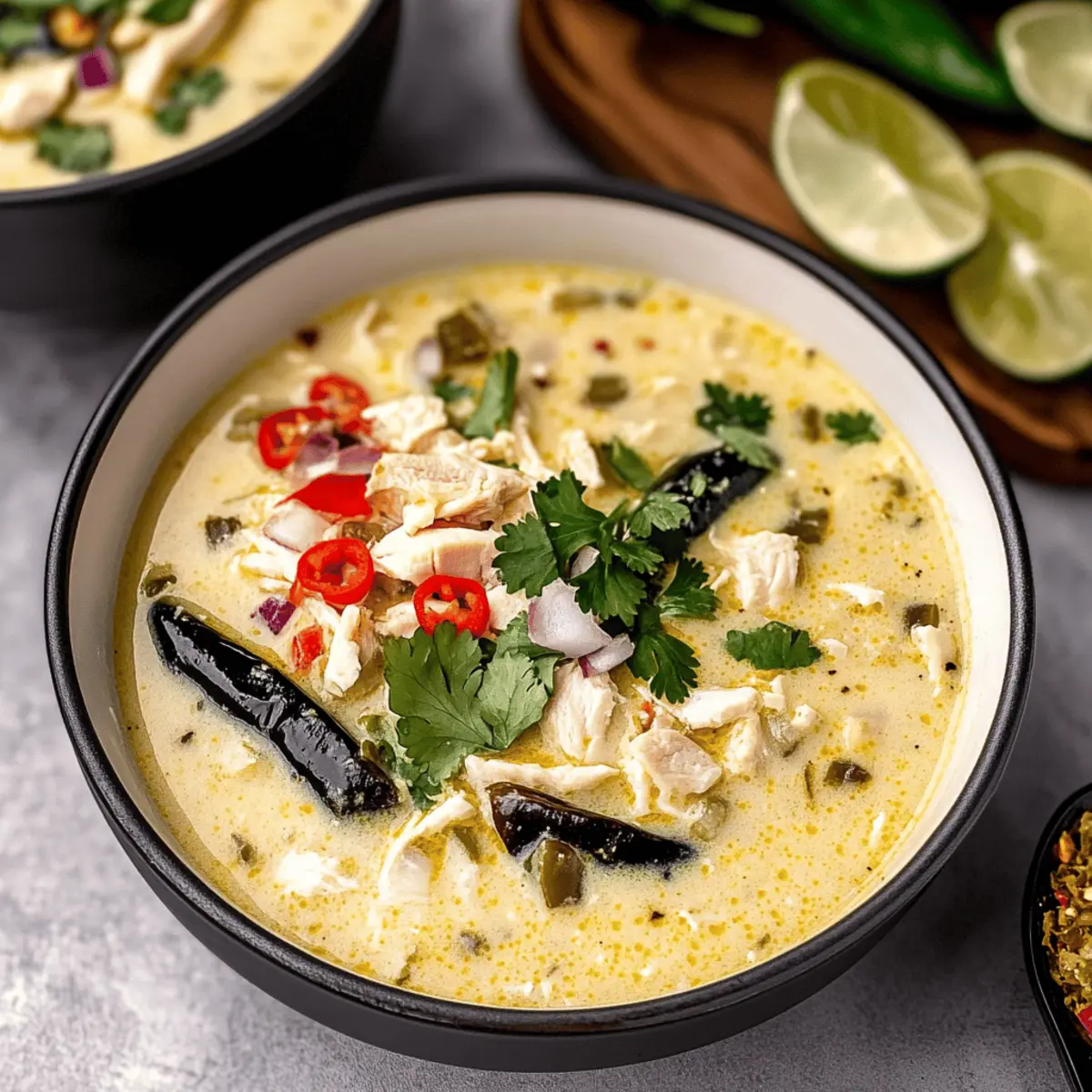 Creamy Chicken Poblano Soup for Ultimate Comfort Nights