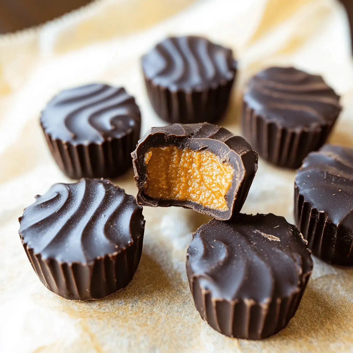 Chocolate Pumpkin Butter Cups: Guilt-Free Fall Indulgence