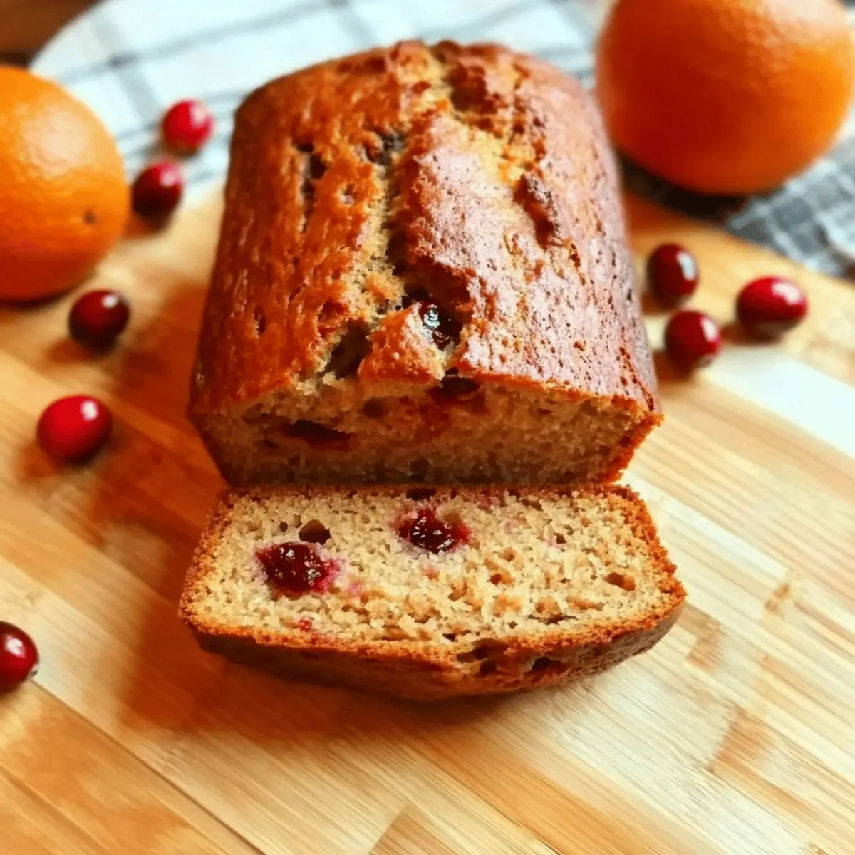 Moist Cranberry Orange Bread for Cozy Mornings at Home