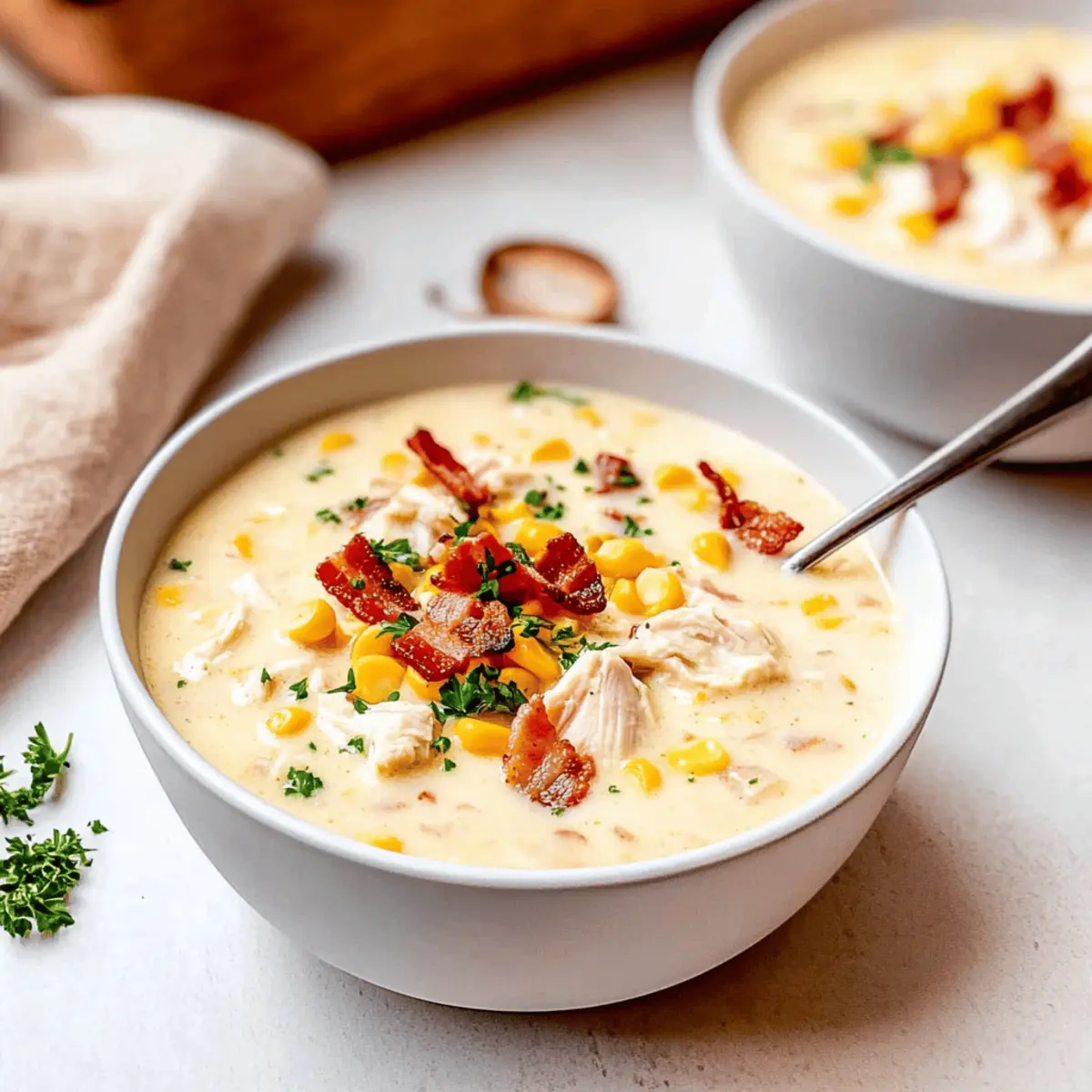 Creamy Crockpot Chicken Corn Chowder for Cozy Evenings