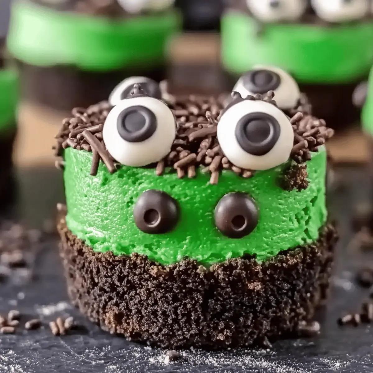 Spooktacular Frankenstein Mini Cheesecakes Everyone Will Love