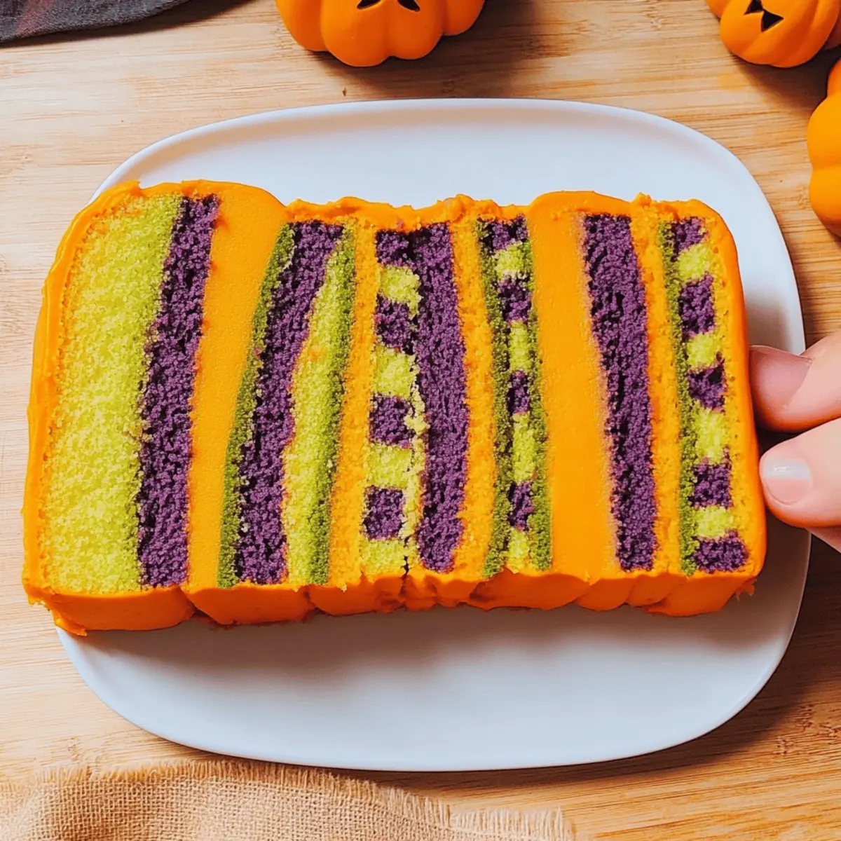 Irresistible Halloween Battenberg Cake with a Spooky Twist