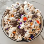 Halloween Muddy Buddies Popcorn Mix