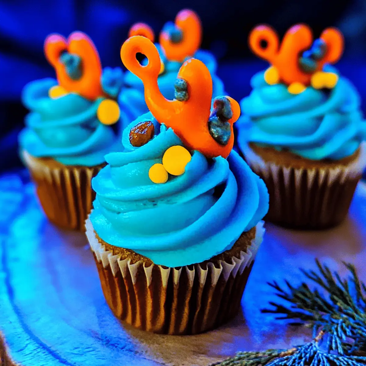 Kraken Cupcakes: Spiced Rum Treats for a Spooktacular Halloween