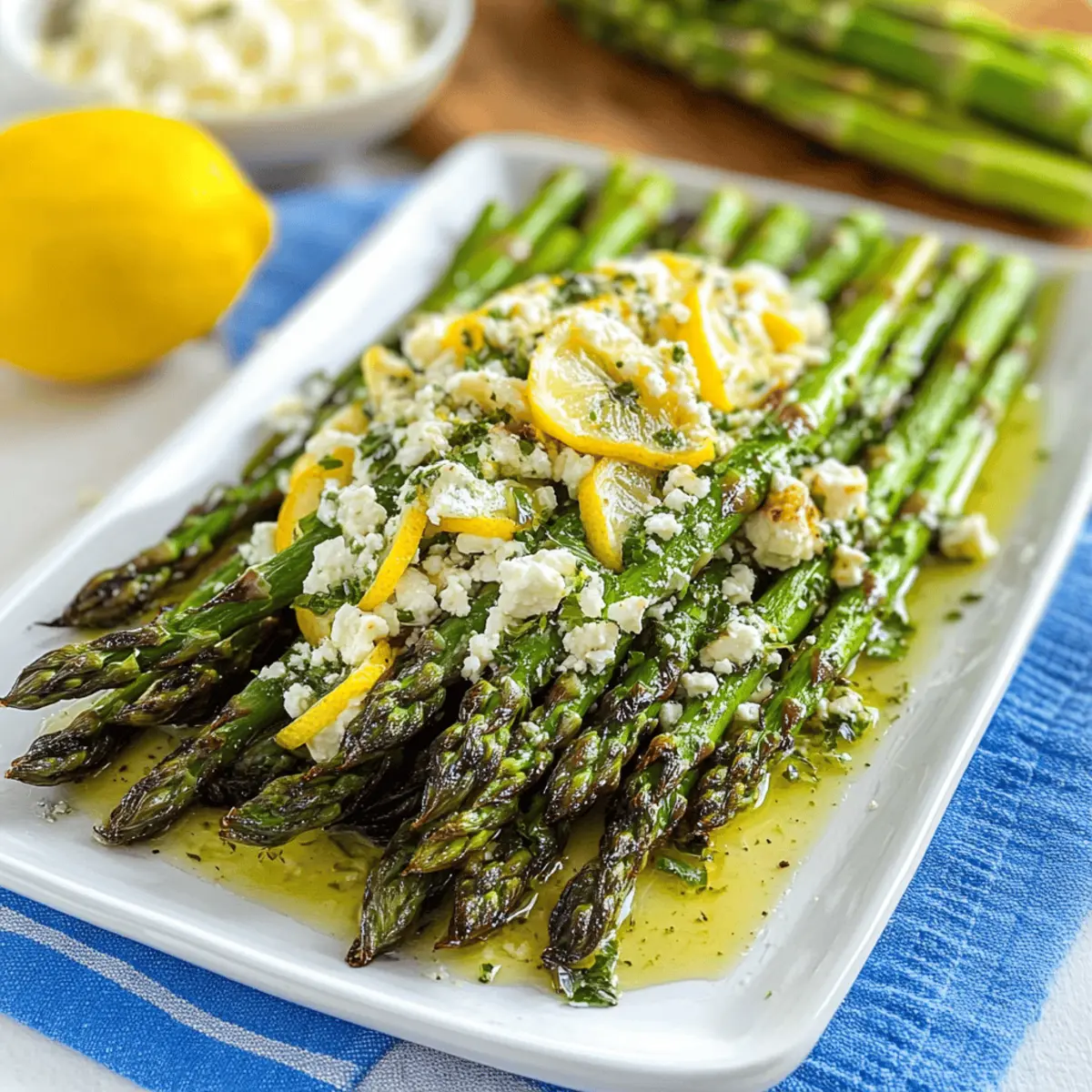Zesty Lemon and Feta Grilled Asparagus for Perfect Summer Evenings