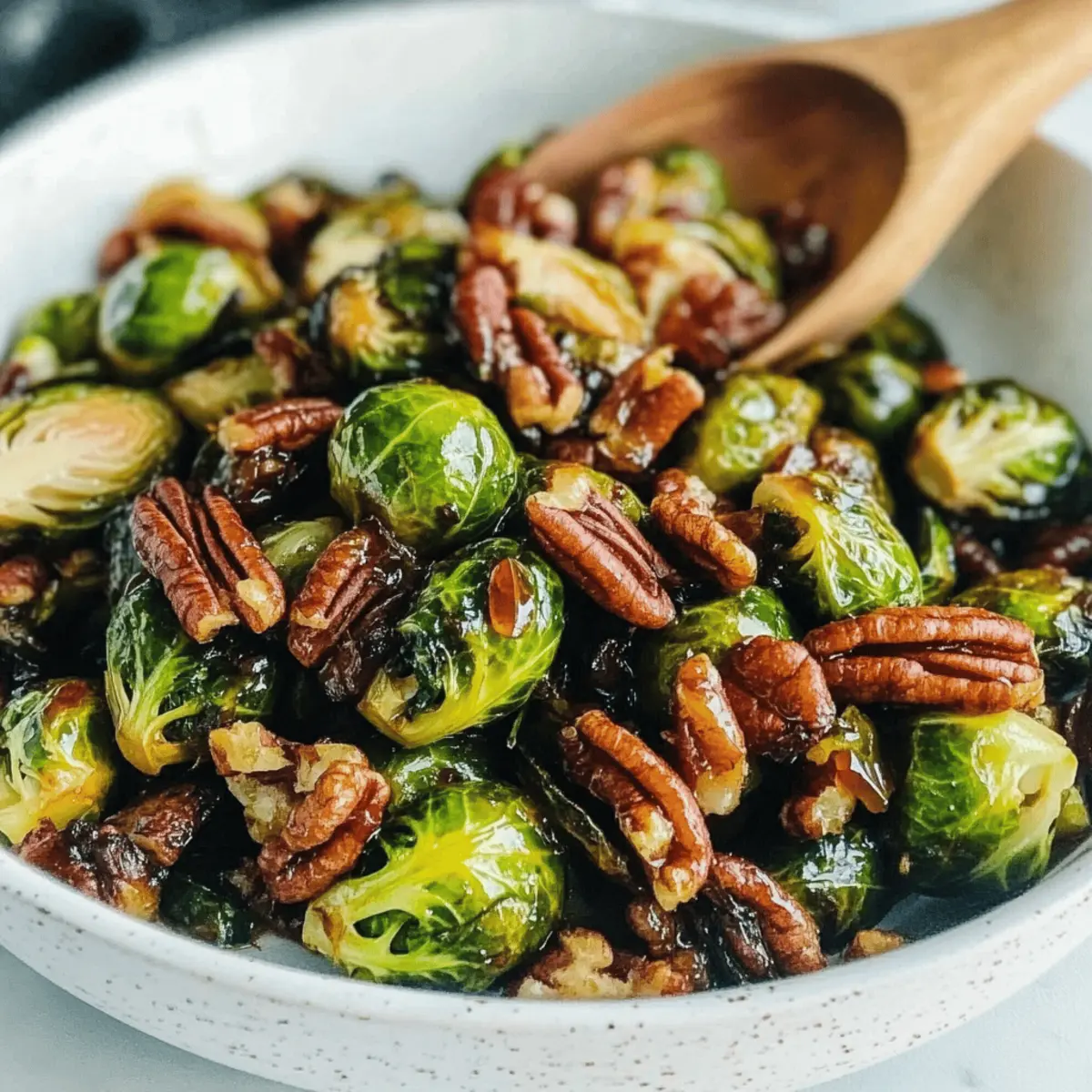 Maple Bacon Brussels Sprouts for a Irresistibly Sweet Side