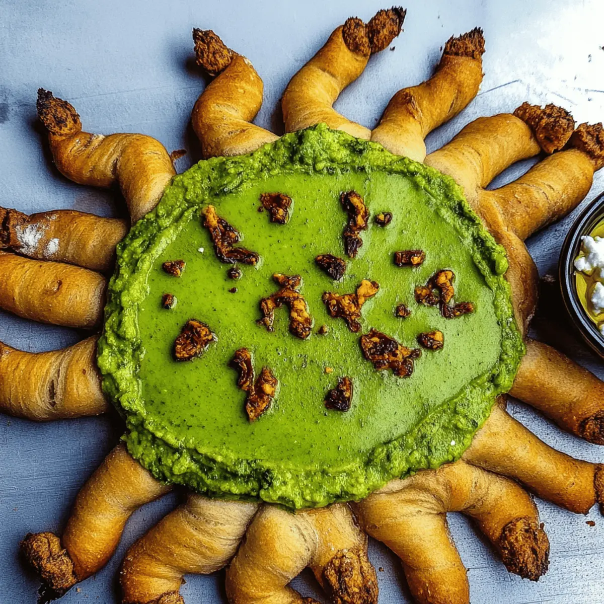 Spooky Medusa Tear and Share Bread for Your Halloween Party