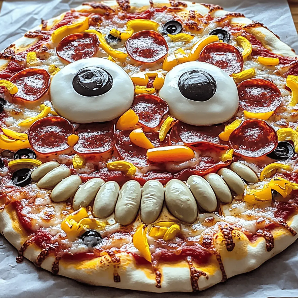 Monster Face Pizza: Create Fun, Customizable Family Dinners