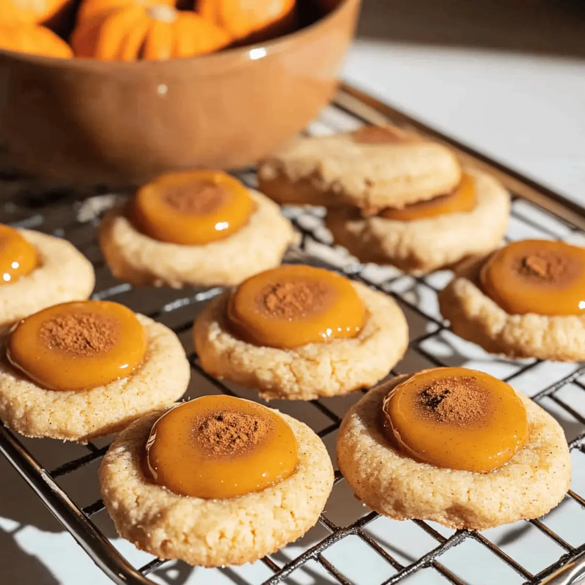 Irresistible Pumpkin Pie Thumbprint Cookies You’ll Love