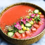 Refreshing Watermelon Gazpacho