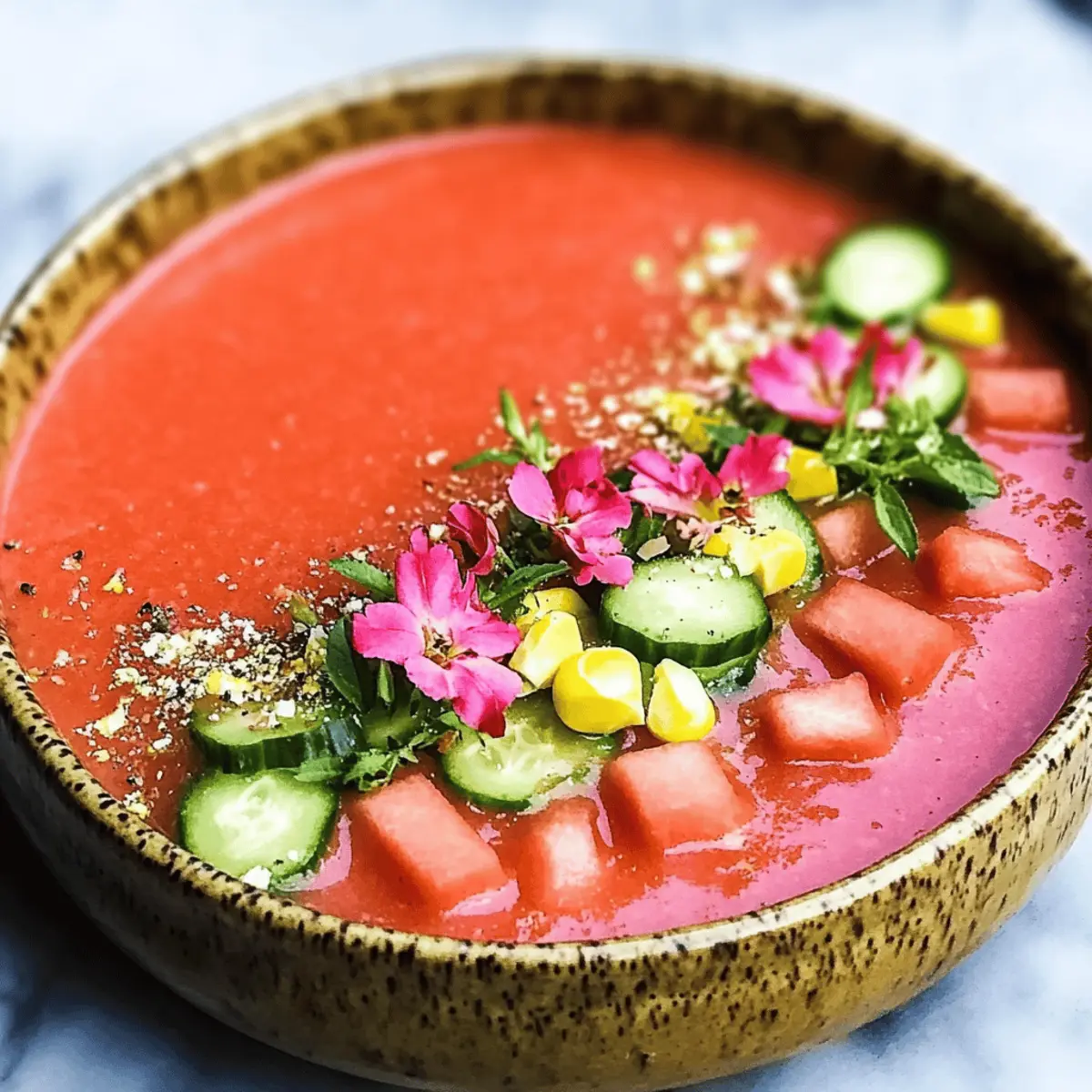 Refreshing Watermelon Gazpacho That’ll Brighten Your Summer