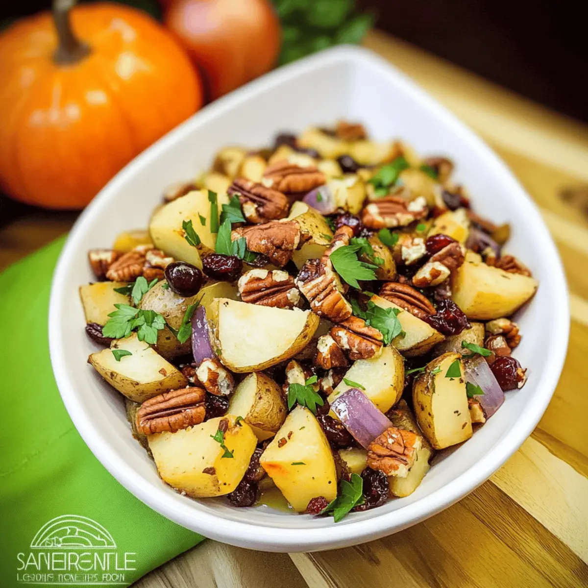 Delicious Roasted Potato Medley with Cranberries and Pecans