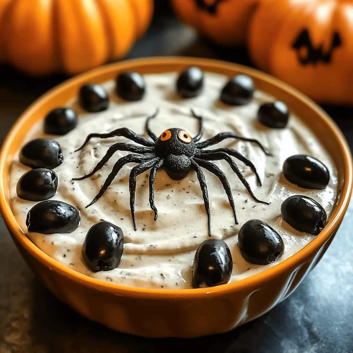 Halloween Spider Egg Ranch Dip that Will Wow Your Guests
