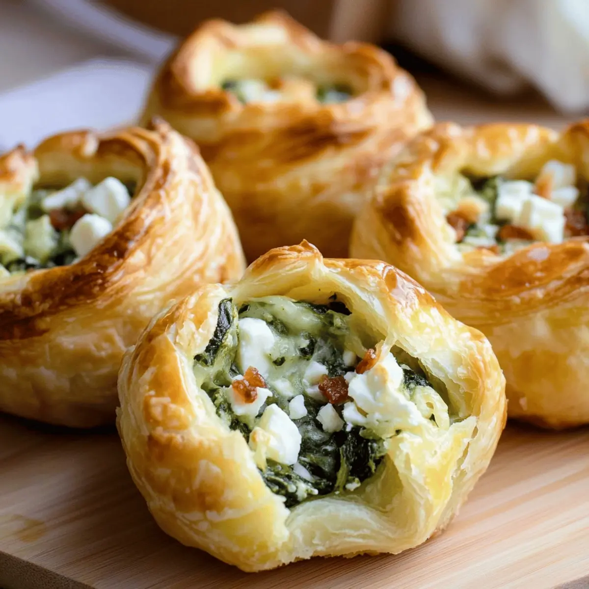 Irresistible Spinach Puffs: Cheesy Goodness in Every Bite