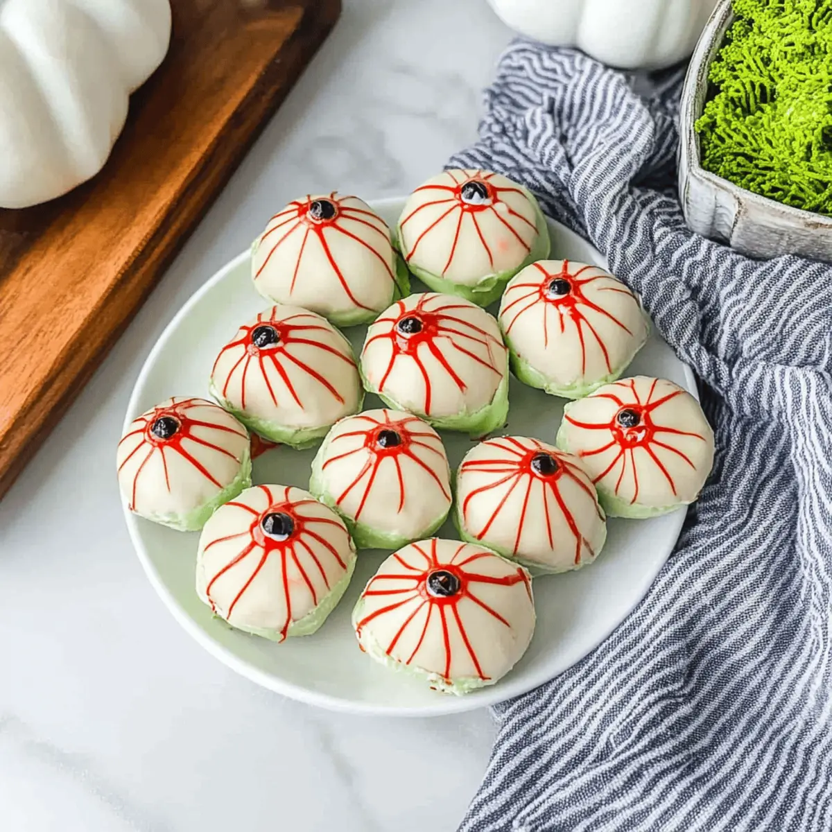 Delicious Spooky Eyeball Truffles for a Creepy Halloween Treat