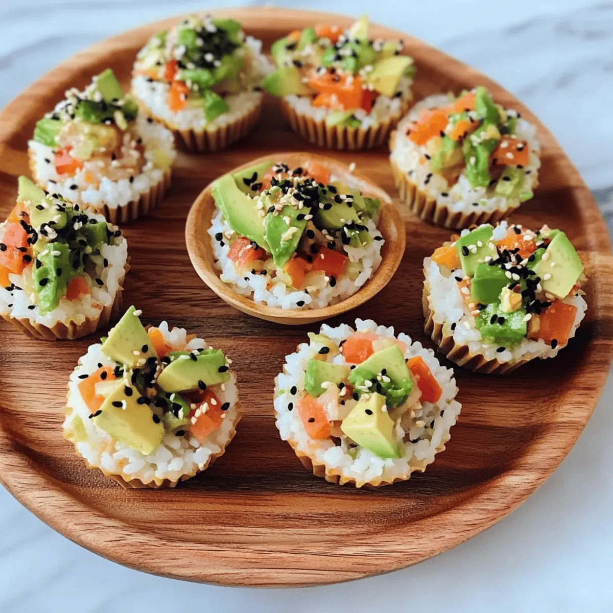 Deliciously Fresh Sushi Cups: No-Bake and Fully Customizable