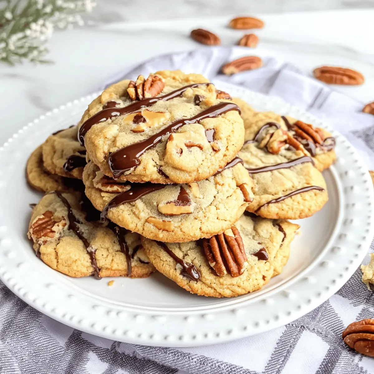 Irresistibly Soft Turtle Chocolate Chip Cookies to Savor