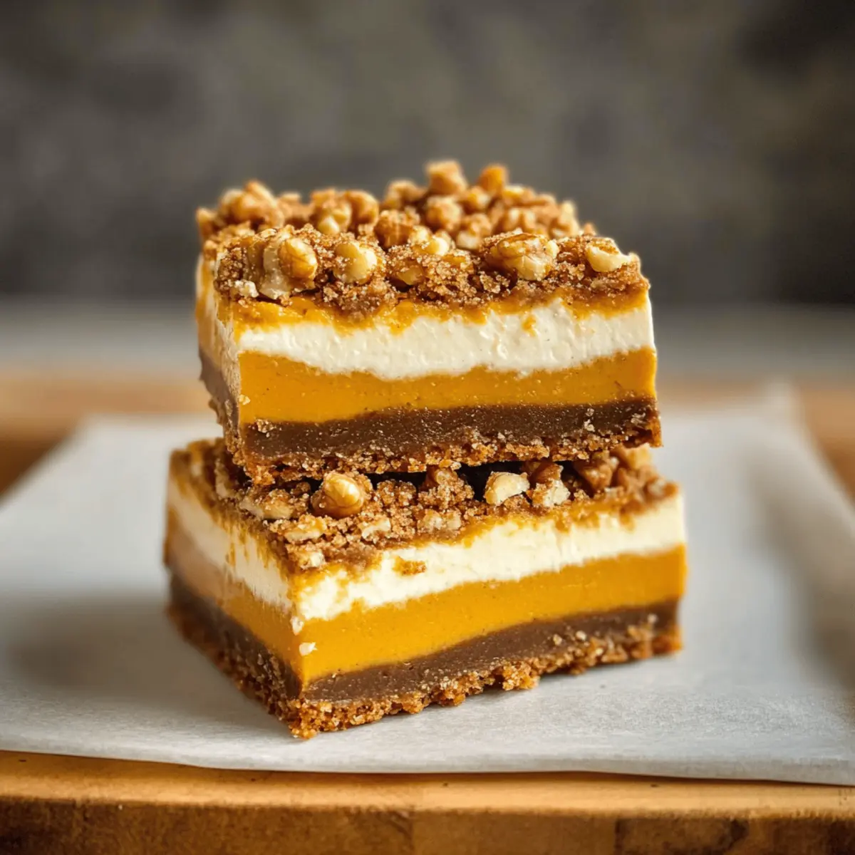 Irresistible Vegan Pumpkin Cheesecake Bars for Fall Bliss