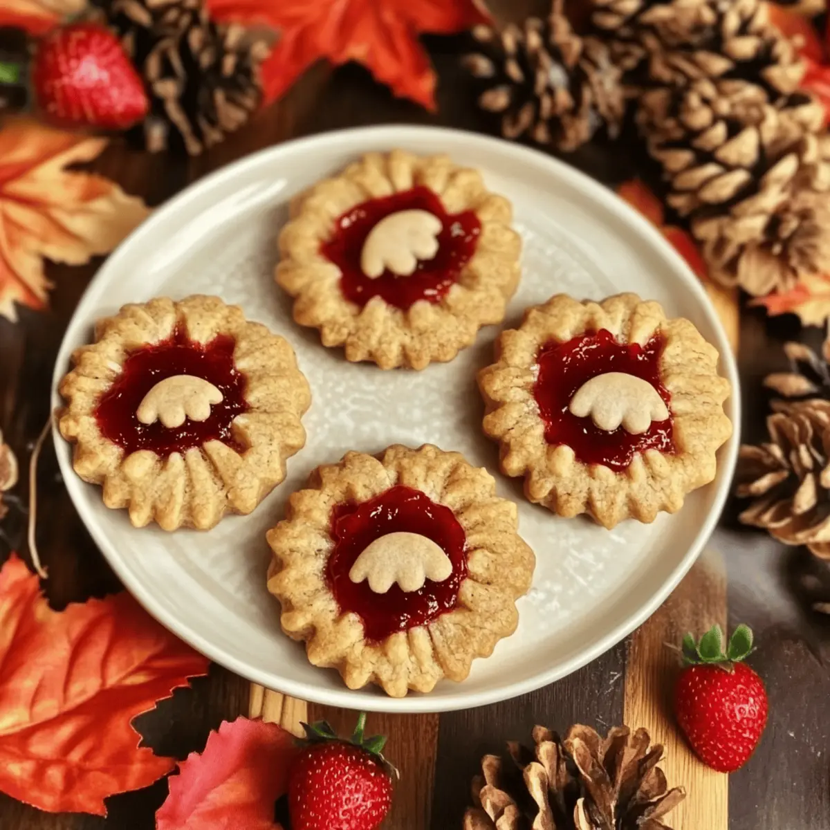 Vegan Toadstool Cookies: A Whimsical Autumn Delight