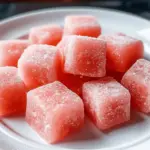 Watermelon Mochi