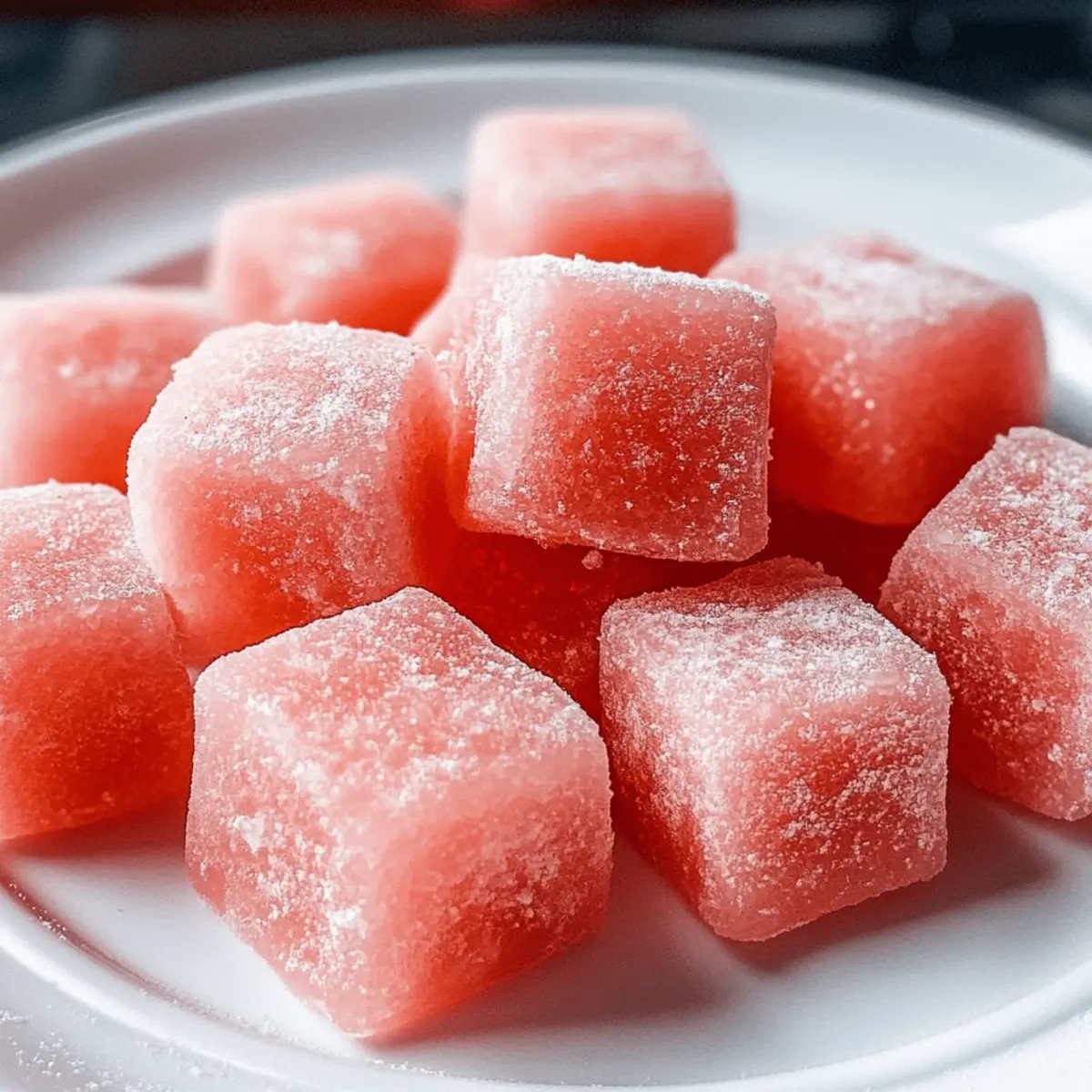 Refreshingly Chewy Watermelon Mochi You’ll Love