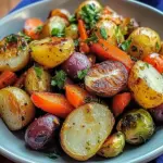 Maple Dijon Roasted Vegetables
