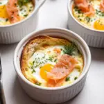 Baked Eggs with Smoked Salmon