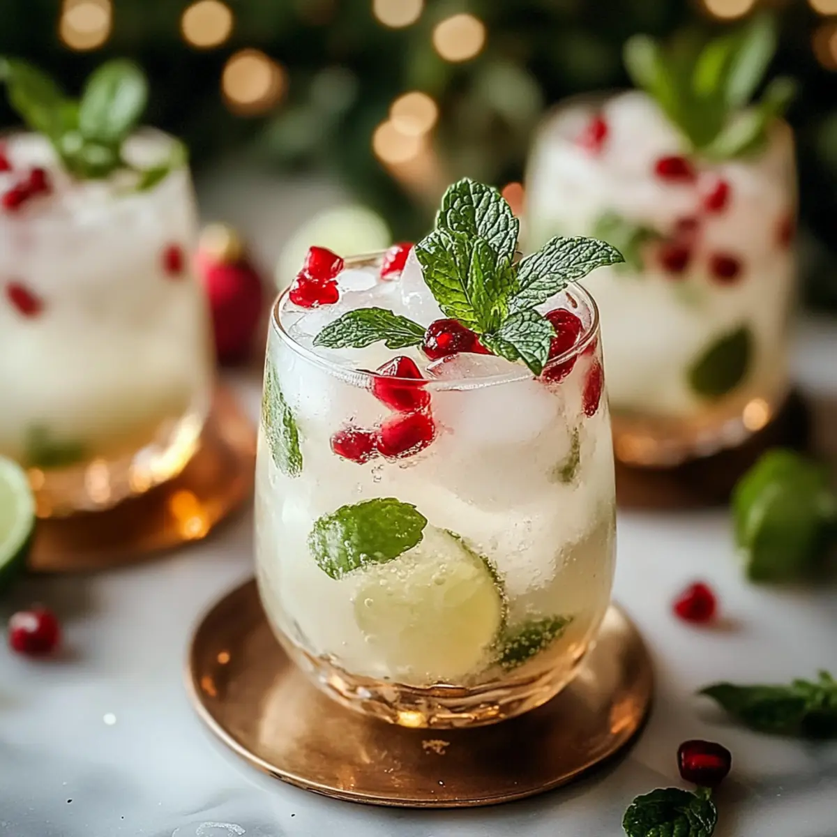 Chill Out with Refreshing White Christmas Mojitos
