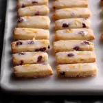 Zesty Orange Cranberry Shortbread Cookie