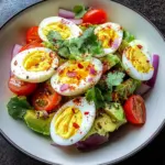Workout Egg Avocado Salad