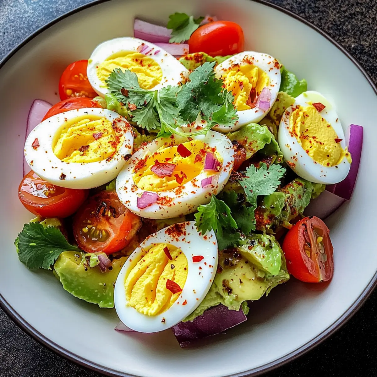 Nutritious Workout Egg Avocado Salad for Quick Recovery