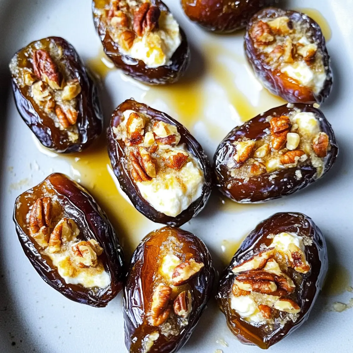 Mascarpone Stuffed Dates with Maple Drizzle: A Sweet Delight